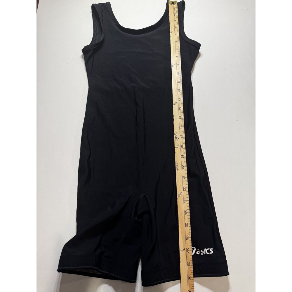 ASICS Women’s Wrestling Singlet Black Size M Made in USA Compression Uniform